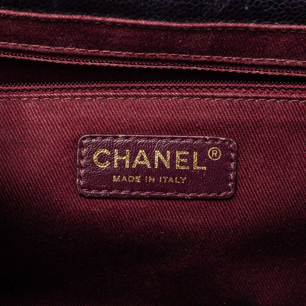 CHANEL Métiers d'Art Paris-Edinburgh Retro Classic Flap Quilted Caviar Leather - Picture 12 of 13